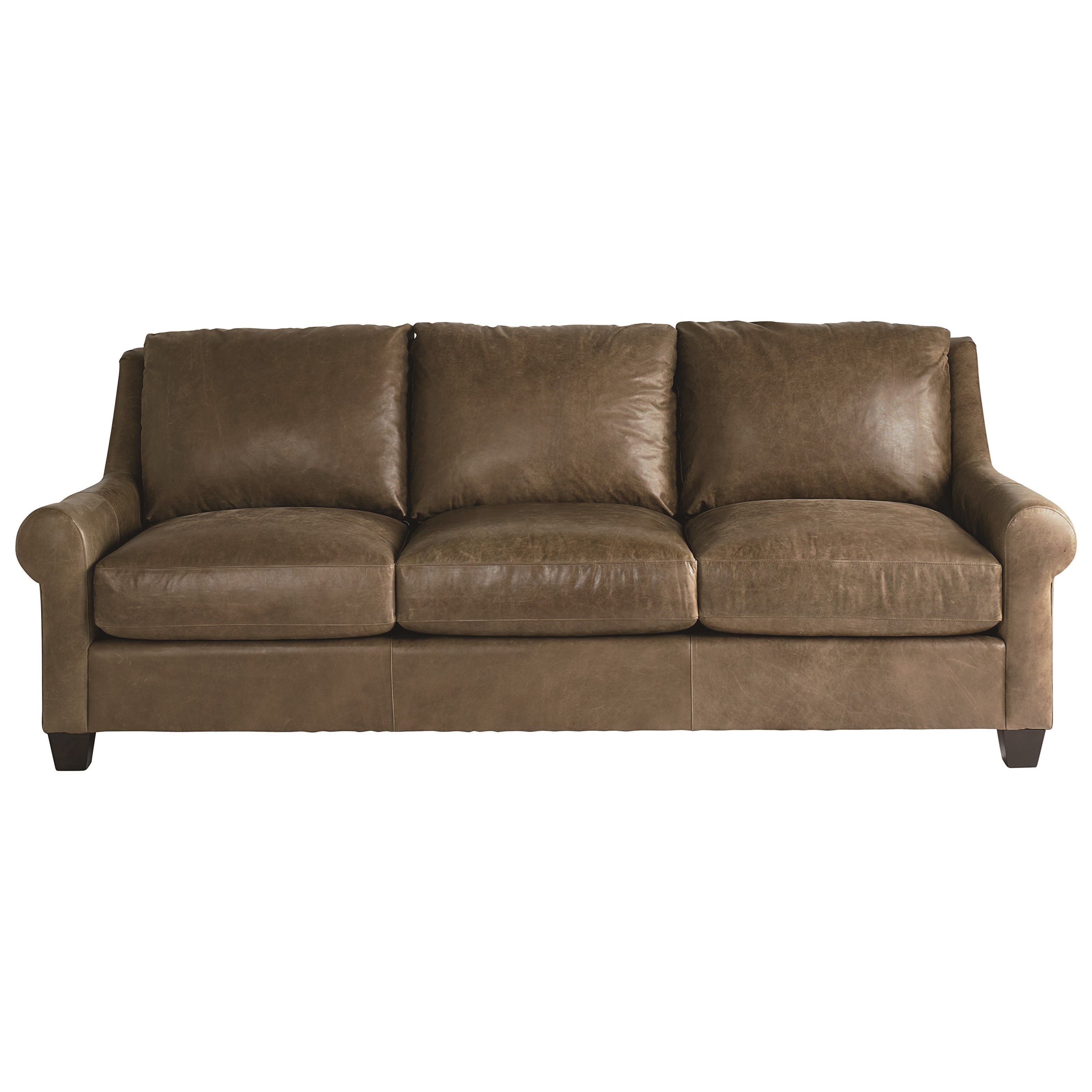 Bassett Ellery 310172LC Transitional 84" Sofa with Sock Rolled Arms